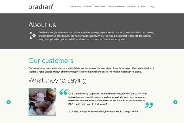 oradian.com site used Oradian-2022-optimised