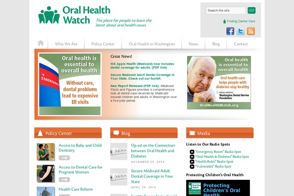 oralhealthwatch.org site used Ohw2012_new