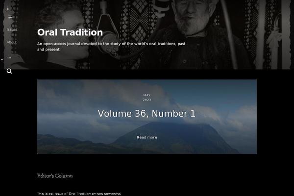 oraltradition.org site used Orpheus