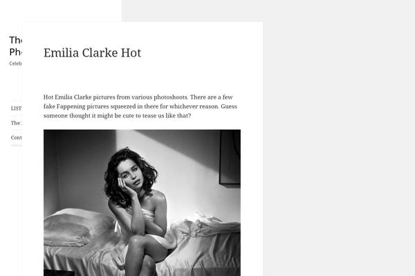 Twenty Fifteen theme site design template sample