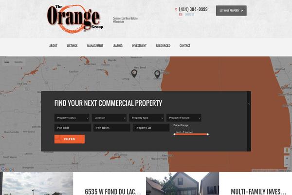 orangeaverealtors.com site used Luster