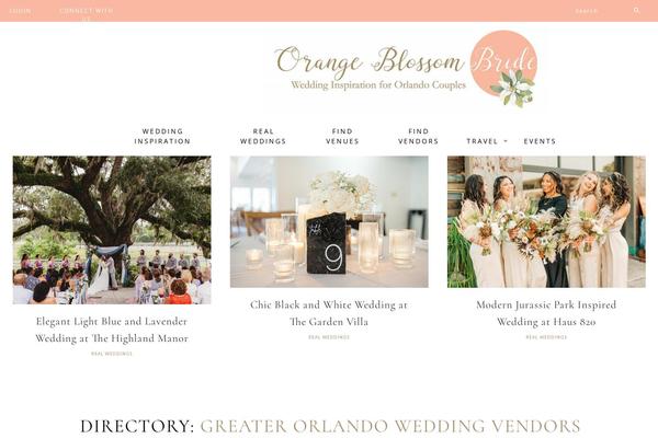 orangeblossombride.com site used Marigold-blog