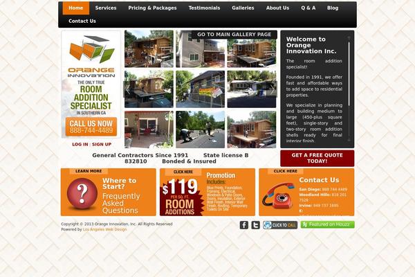 orangeinnovation.com site used Orangei