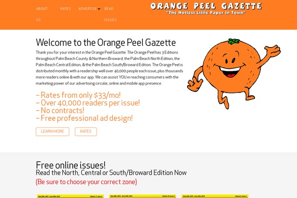 orangepeelgazette.com site used Orangepeel