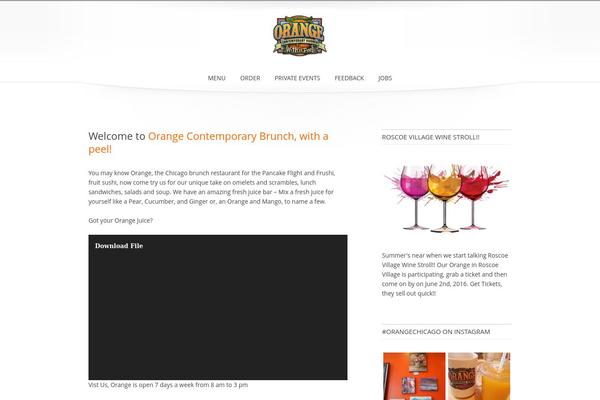 WordPress website example screenshot
