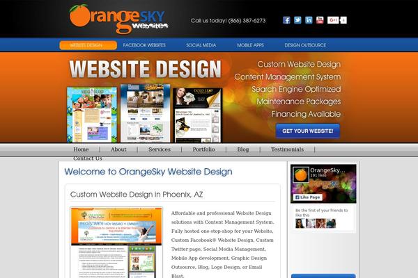 orangeskywebsites.com site used Orangesky