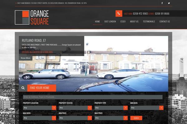 WordPress website example screenshot