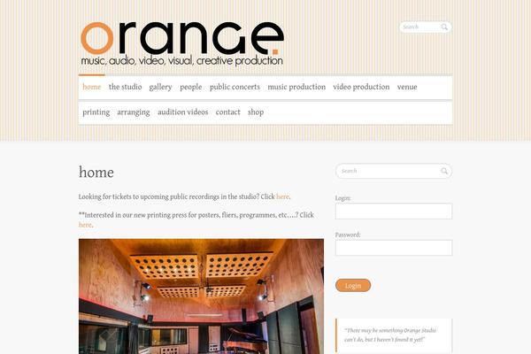orangestudio.co.nz site used Clean-retina-orange