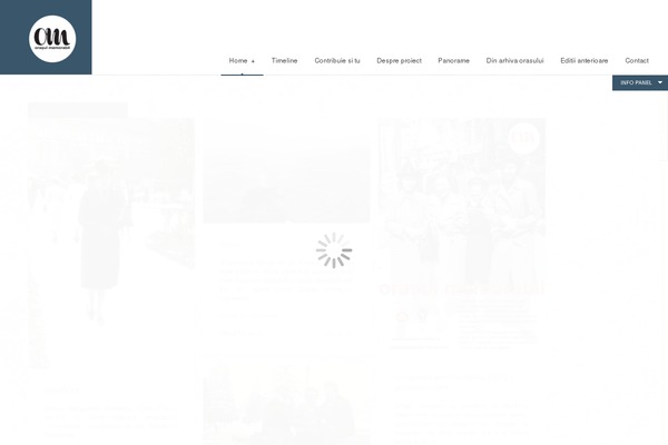 Curator theme site design template sample