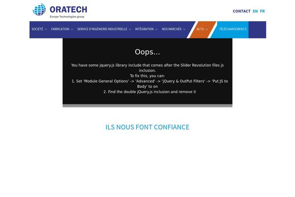 oratech-et.fr site used Europetechnologies