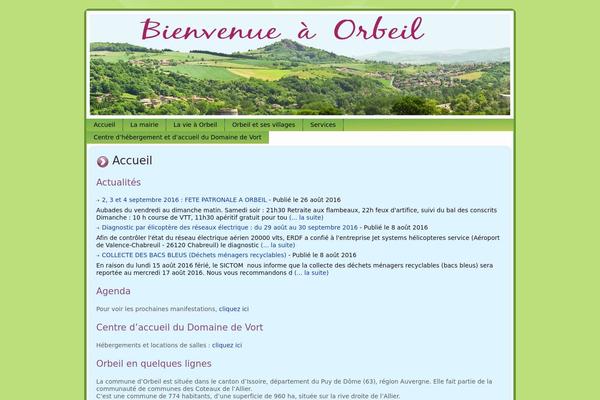 orbeil.fr site used Orbeil