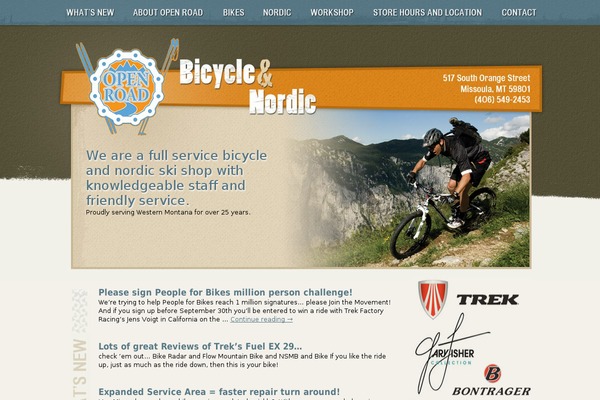 orbicycleandnordic.com site used Openroad