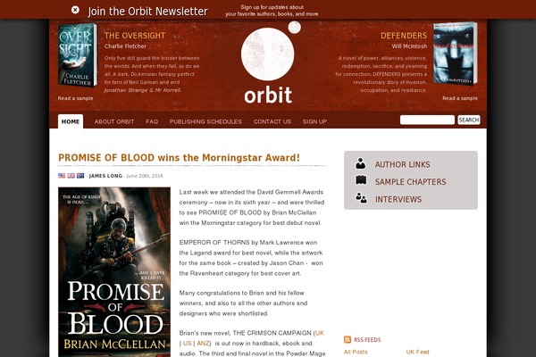 orbitbooks.net site used Orbit-books-2018