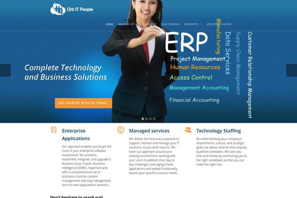 WordPress website example screenshot