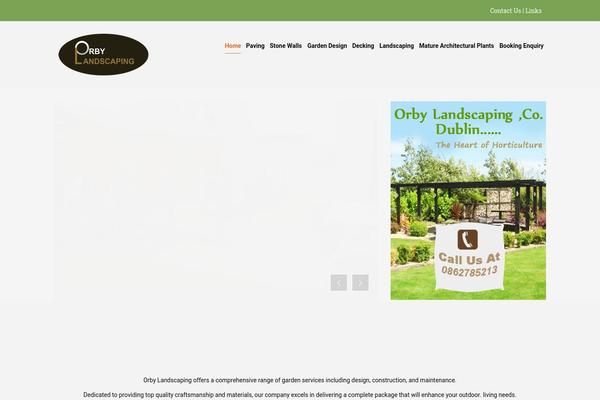 orbylandscaping.ie site used Farmvilla-organic-theme