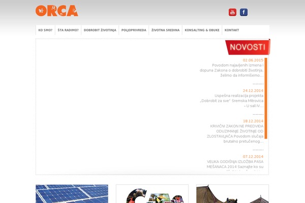 Orca theme site design template sample