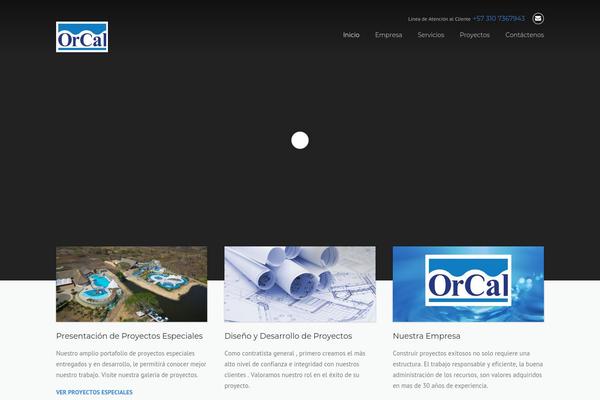 Construction theme site design template sample