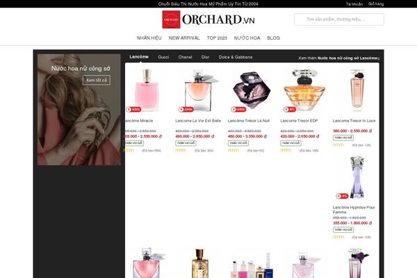 Orchard theme site design template sample