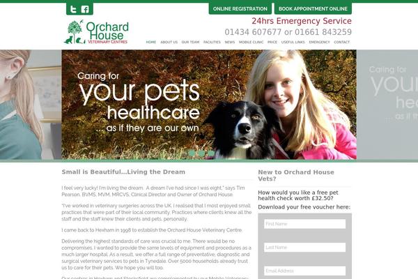 orchardhousevets.com site used Orchard