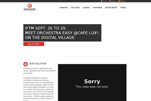 orchestra.eu site used Sirens