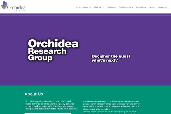 orchidearesearch.com site used Orchidea