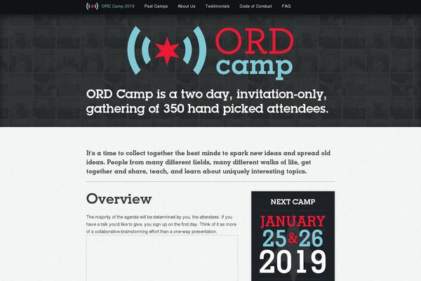 ordcamp.com site used Ord_theme