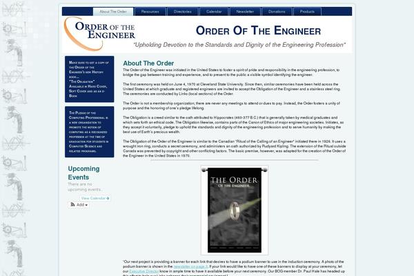 order-of-the-engineer.org site used Oote