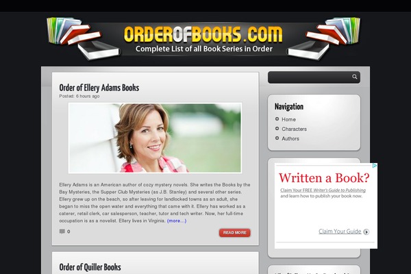 orderofbooks.com site used Multimedia