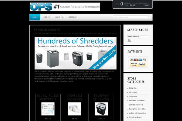 orderpapershredders.com site used Mazine