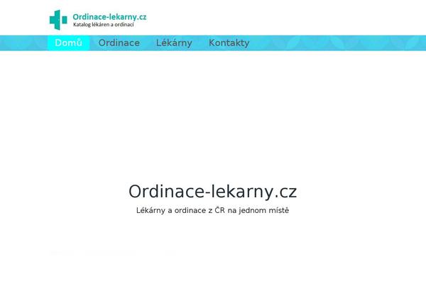 ordinace-lekarny.cz site used Theme1394