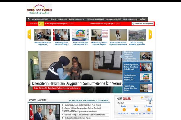 ordusonhaber.com site used Ordusonhaber