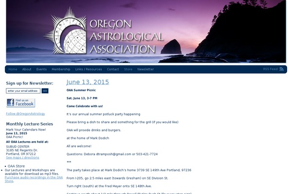 oregonastrology.org site used Andrea-child