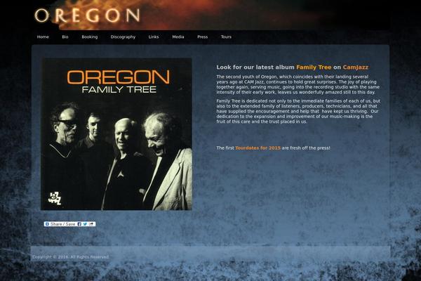 oregonband.com site used Oregon