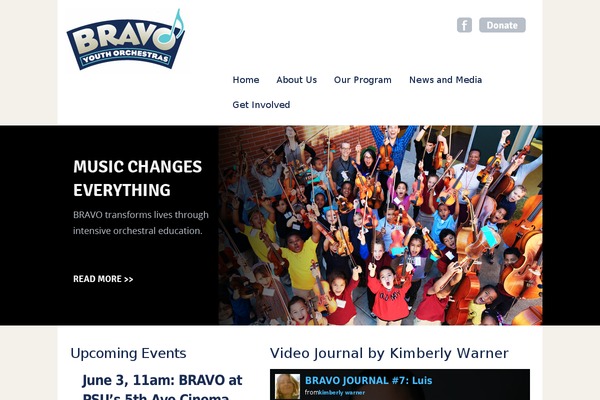 oregonbravo.org site used Headway