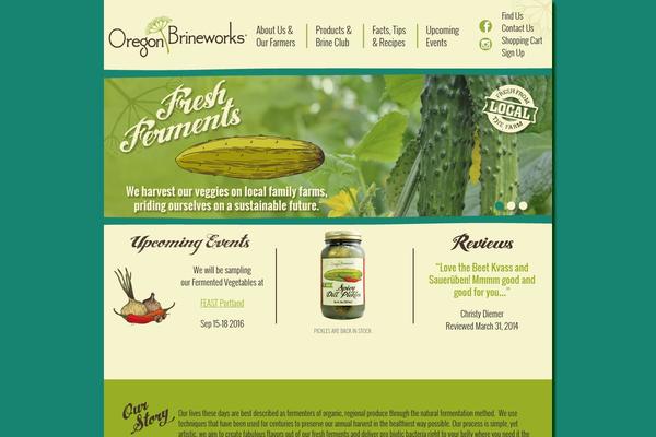 oregonbrineworks.com site used Oregonbrineworks