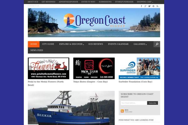 oregoncoastdigest.com site used Magazon Wp