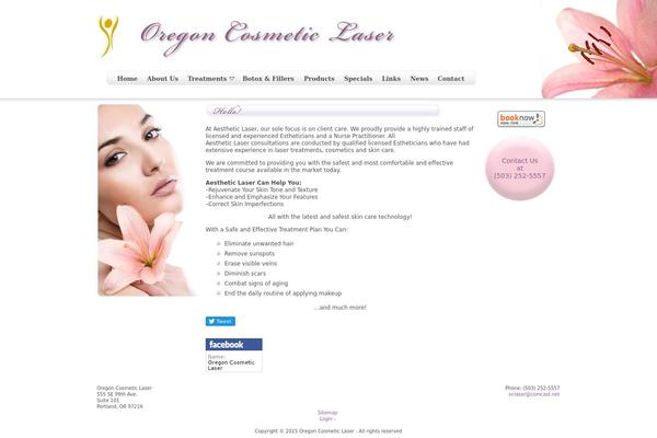 oregoncosmeticlaser.com site used Oregoncosmeticlaser