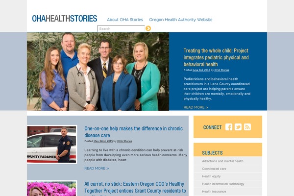 oregonhealthstories.com site used Ohs_theme_1.0