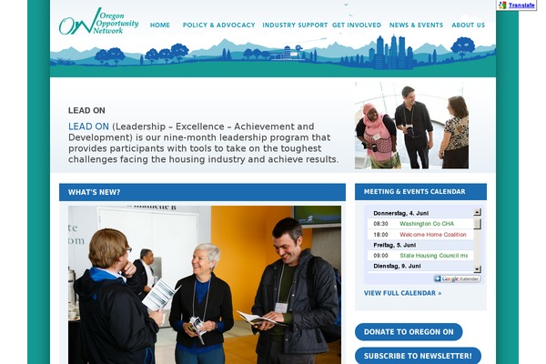 oregonon.org site used Oregonon_redesign