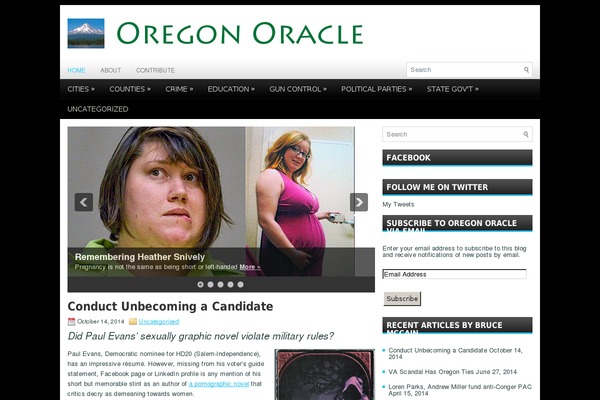 oregonoracle.com site used Wpnews