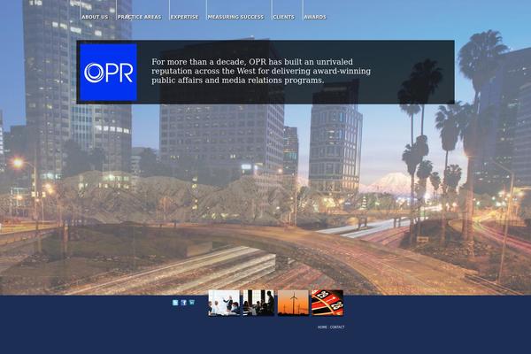 oreillypr.com site used Opr-wp