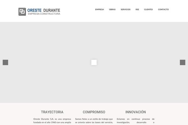 Industrial theme site design template sample