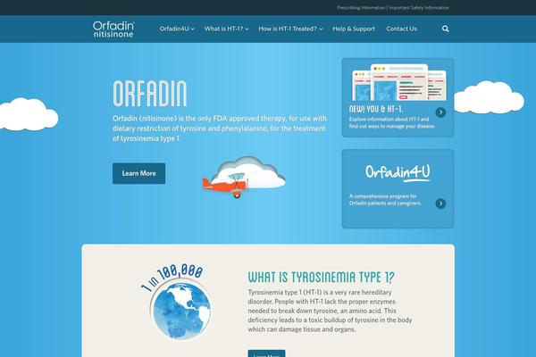 orfadin.com site used Orfadin