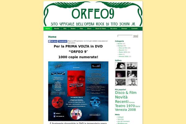 orfeo9.it site used Orfeo9