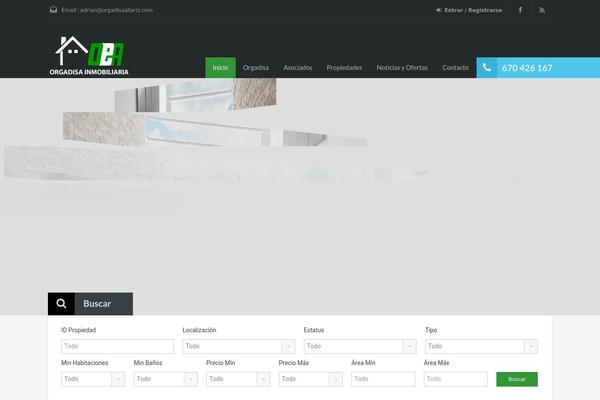 Realhomes Theme theme site design template sample