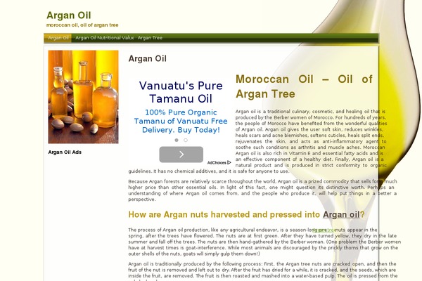 organic-arganoil.com site used Arganoil