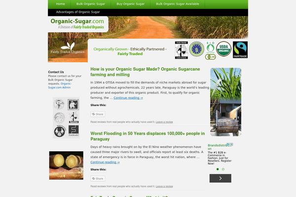 organic-sugar.com site used Elementor-hello-theme-master