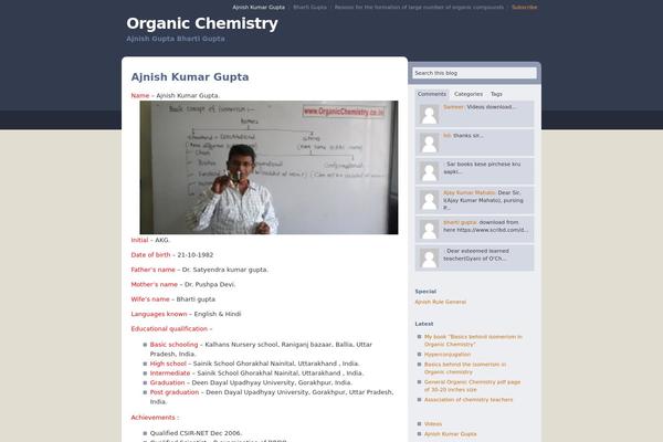 organicchemistry.co.in site used Renegade II