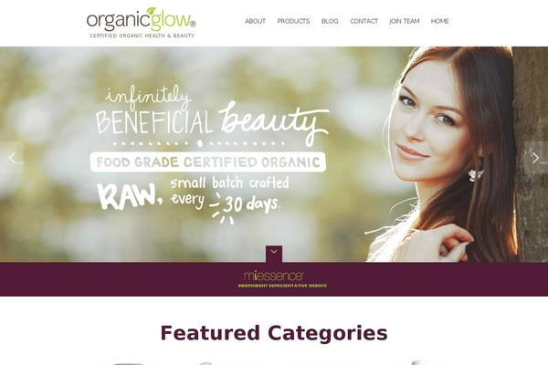 organicglow.com site used Organicglow