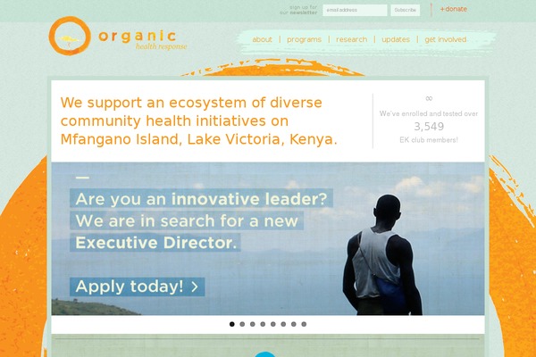 organichealthresponse.org site used Bones-ohr